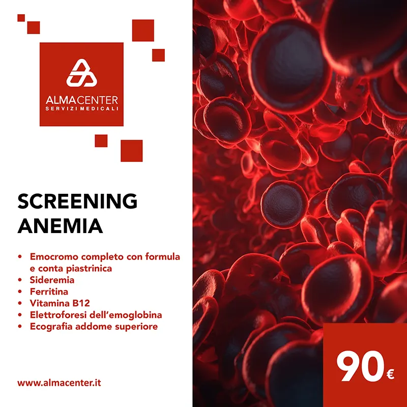 Esami Check-up screening anemia